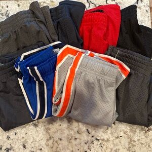 8 pairs of boys athletic shorts